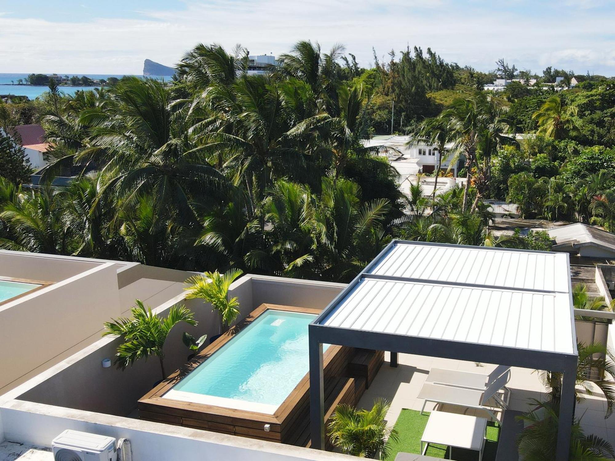 Villa Eden-2 Bedrooms With Private Rooftop Terrace & Pool, Access To Private Beachclub, Ki Residences, Pereybere - Managed By Ksn Grand-Baie Kültér fotó